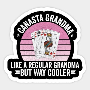 Canasta Grandma Sticker